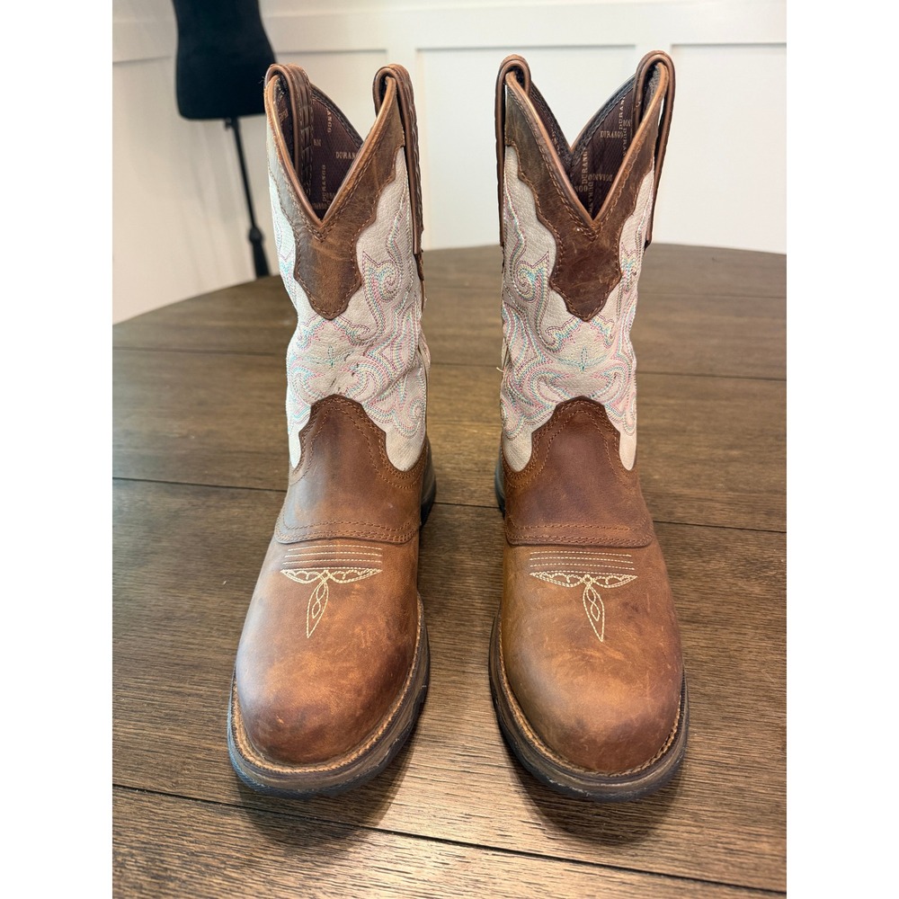LADY REBEL BY DURANGO WOMEN'S COMPOSITE TOE SADDLE WESTERN BOOT - Picture 2 of 9